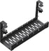 No Drilling Under Desk Cable Management, Metal Cable Management Tray with Clamp, Retractable Power Strip Holder
