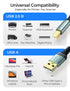 6.6ft 2.0 AINOPE USB A to USB B Priner Cable High-Speed USB MIDI USB Cable, Nylon Braided USB A to B Printer Cord