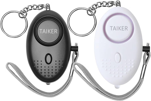 Taiker Personal Alarm for Women 140DB Emergency Self-Defense Security Alarm Keychain with LED