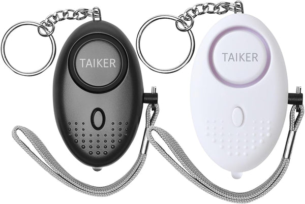 Taiker Personal Alarm for Women 140DB Emergency Self-Defense Security Alarm Keychain with LED