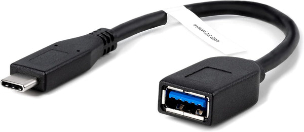 Plugable USB C to USB Adapter Cable - 8 inch / 20 cm, Driverless Technology for USB Type C Devices
