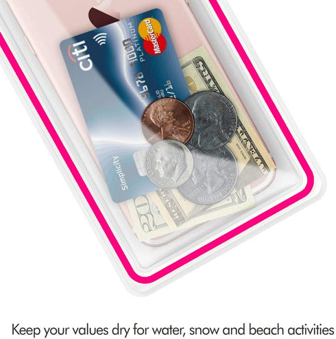 Universal Waterproof Phone Pouch, 4-Pack IPX8 Lanyard Case for iPhone 15 14 13 12 11 Pro Max, Galaxy S23 S22 S21