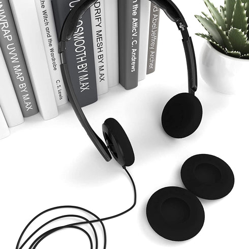 Foam Ear Pad Replacement Cushions, Headphone Earphone Headset Disposable Sponge Covers (45mm - 1.8"), 4 Pairs