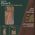 iATO 16 (6.1-inch) iPhone Case MagSafe, Real Walnut Wood Slim Protective TPU, Strong Magnet Ring, Raised Screen