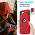 AICase iPhone SE 3rd & 2nd Gen Case with Built-in Screen Protector, Heavy Duty Shockproof 3-Layer Rugged Cover,