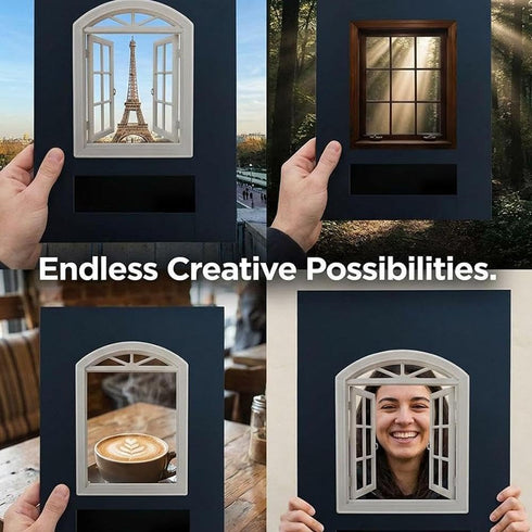 Generic Creative Window Photograph Props,Take The World in a Frame,Travel Photos Viewfinder,Portable Outdoor Picture