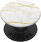 PopSockets PopGrip: Swappable Grip for Phones & Tablets, Elegant White Marble-Look - Black Grey Gold - Simple Modern