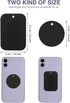 Weewooday 24 Pieces Metal Plates for Phone Magnet, Car Magnetic Holder Cradle with Adhesive Mount (Black, Simple Style)