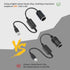 SiYear 12V 18W (0.3m/1FT) USB A Male to Cigarette Lighter Socket Adapter Power Cable for Driving Recorder, Radar