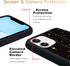 Cute Cat iPhone 11 Case, Yellow Cat Pattern Non-Slip Shock Absorption Soft Silica Gel Frame for Teen Girls