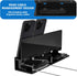 CaSZLUTION 4 Cell Phone Stand, Multiple Phone Holder Organizer Stand for Phones, Acrylic Desktop Mobile Phone Docking