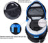 JJC Camera Lens Pouch Case for Canon EF-S 18-55mm, Nikon AF-S 18-55mm, Fujifilm XF 16mm 23mm, Zipper Polyester Bag