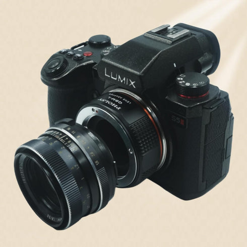 Lens Mount Adapter QBM to L for Rollei SL35 Lens to Leica L Mount Camera Body Compatible with Leica SL2, CL, TL2
