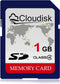 SD Card 1GB Class 4 Flash Memory Card, 1G SLC Standard Secure Digital Cards