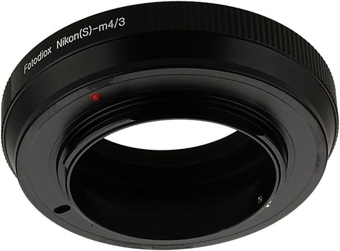 M4/3) Fotodiox Lens Mount Adapter for Nikon Nikkor S, Contax RF, or Kiev Rangefinder External Bayonet Lenses to Micro