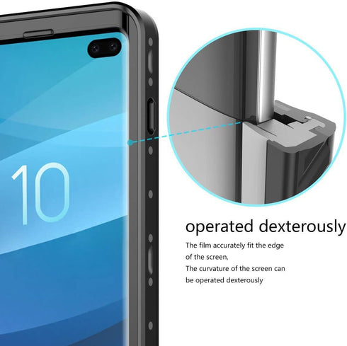 Samsung Galaxy S10 Plus Case, Waterproof Case with Built-in Screen Protector, IP68 Certified Full Sealed