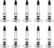 12 Pcs Replacement Universal Stylus Tips, Round Shape Disc Tips for Stylus Pen Nibs for Touch Screen Devices