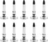12 Pcs Replacement Universal Stylus Tips, Round Shape Disc Tips for Stylus Pen Nibs for Touch Screen Devices
