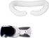 kwmobile Cover for Apple Vision Pro VR Glasses - Silicone Mask - White Compatible with VR Lenses