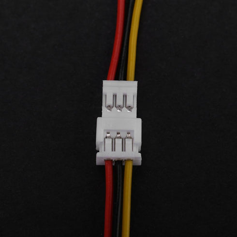 JST Angle Connectors, 1.25MM 2-Pin / 3-Pin Male Female Connector Plug with Wires, Pack of 20 (3 Pin)