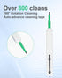 Fiber Optic Cleaning Pen, One Click Fiber Cleaner for SC/FC/ST 2.5mm Ferrule Connectors, Over 800 Uses with Case