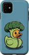 Duckling Broccoli Broccoli Duck Veggie Vegan Vegetarian Case for iPhone 11