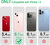 JJGoo Compatible with iPhone 13 Case, Clear Pink Soft Shockproof Protective Slim Thin Phone Bumper Cover for iPhone 13-6.1 inch 2021
