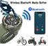 GLOBELEC Wireless Bluetooth Media Remote Button,Adjustable Direction Waterproof Controller,Steering Wheel Control