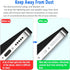 44 Pack Mesh Anti Dust Proof Adhesive Net Sticker with Tweezers, Speaker Dustproof Cover Kit for iPhone