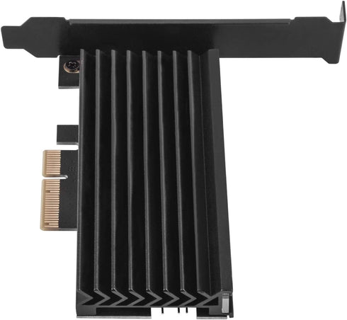 SilverStone Technology ECM24-ARGB M.2 NVMe SSD NGFF M Key to PCIe x4 ARGB Adapter Card with Heatsink