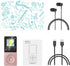 AGPTEK A02S 16GB MP3 70 128GB, Player, Hours Playback Lossless Sound Music Player, Supports up to Rose Gold