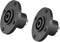 uxcell 2Pcs 4-Pin Speakons Panel Mount Connector Audio Speaker Jack Twist Lock Round Plate with Metal Insert