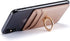 Phone Card Holder with Ring Grip, Adhesive Stick-on Credit Card Wallet Pocket for iPhone, Android (Rosegold)