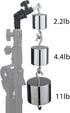 WELLMAKING 2PCS U Shape Tilt Adapter, Swivel Mount Umbrella Holder Light Stand with Standard 1/4 to 3/8 inch Screw