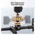 K&F CONCEPT 360 5 Pro/4/3 Super Clamp Camera Mount with Dual Ball Head, Bike/Motorcycle Handlebar Tube Mount Quick