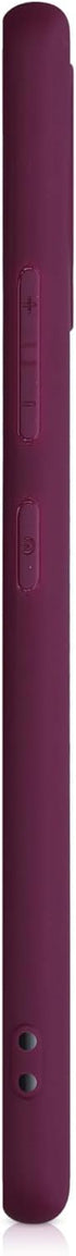kwmobile Case Compatible with Samsung Galaxy A42 5G - Soft Slim Protective TPU Silicone Cover - Bordeaux