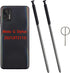 2 Pcs LCD Touch Pen Replacement for Motorola Moto G Stylus 2021, XT2115 with 1 Pcs Eject Pin (Aurora Black)
