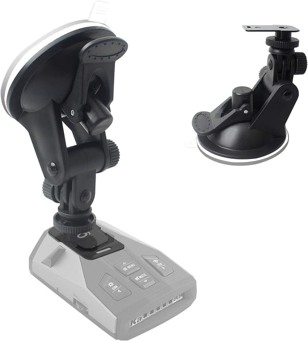Suction Radar Detector Mount - Windshield & Dashboard Holder for Cobra Radar Detectors RAD 450, ESD-6100, and More