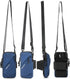 Phone Holder Armband, Small Crossbody Shoulder Bag with Arm Band for iPhone and Android, Blue