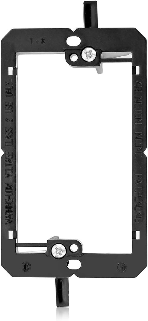 Brush Wall Plate Decora Style, Cable Pass Through Insert for Wires, Single Gang Cable Access Strap