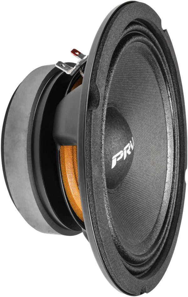 PRV AUDIO 6.5 Inch Midbass Speaker 6MB200 v2 8 Ohm - 200 Watts, 93.5 dB, 1.5" Voice Coil for Car Audio with Outstanding