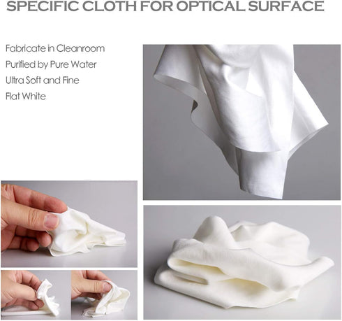 Eyeglasses Cleaning Cloths Microfiber Lens Cleaning Cloths for Optical Grade Lens, Camera Lens, 30 Pack (6"x7")