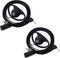 UAYESOK 2.5mm Walkie Talkie Earpiece with Mic PTT, 1 Pin D Shape Headset for Motorola Talkabout T200 Series (2 PACK)