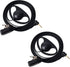 UAYESOK 2.5mm Walkie Talkie Earpiece with Mic PTT, 1 Pin D Shape Headset for Motorola Talkabout T200 Series (2 PACK)