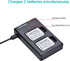 Newmowa NP-45 NP-45S Replacement Battery 2 Pack with Dual USB Charger Kit for Fujifilm INSTAX Mini 90 and FinePix