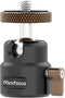 MINIFOCUS Mini Ball Head, Metal Tripod Ballhead w 1/4" Threaded Hole, 360 Swivel