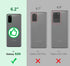 Shields Up for Samsung Galaxy S20 Case, Minimalist Wallet Case with Card Holder and Ring Kickstand, Clear