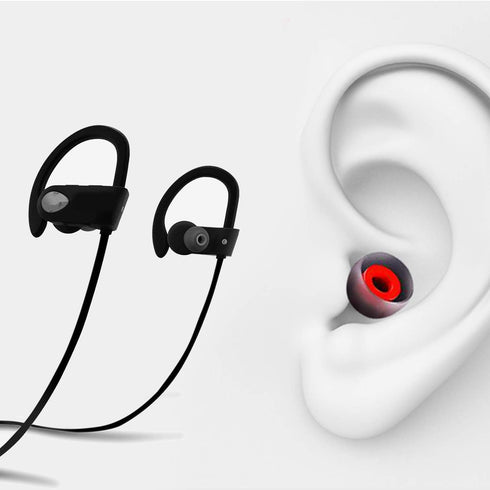 Silicone Replacement Ear Tips for Mpow, Tozo, Aukey, Senso Bluetooth Earphones, 6 Pairs (Black and Gray)