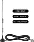 ACEIRMC 2pcs VHF UHF Ham Amateur Radio Police Scanner Antenna Magnetic Base BNC Male Antenna Compatible with Uniden