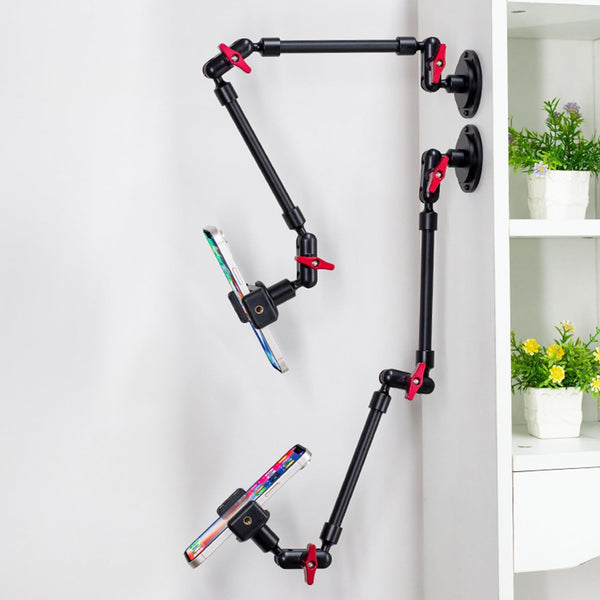 Magic Arm Adjustable Mobile Phone Holder for Desk, Wall, Ceiling Mount Bracket for Smartphones